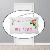 Durukar® Decotown My Room Benim Odam Dekoratif Çiçek Desenli Kapı Askısı