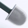 Durukar® Wall-Mountable Covered Hanging Toilet Brush Set with Soft Silicone Head
