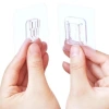 Durukar® Item Stabilizing Strap 10 Pairs Transparent Double-Sided Adhesive Interlocking Clips