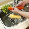 Durukar® Over the Sink Foldable Trivet Stainless Steel Practical Vegetable Fruit Dish Drying Rack