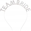 Durukar® Gümüş Kaplama Kristal Taşlı Team Bride Taç 16x17 cm