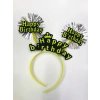 Durukar® Happy Birthday Neon Renk Doğum Günü Tacı 12 Adet