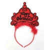 Durukar® Happy Birthday Yazılı Neon Renk Taç 12 Adet