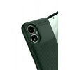 Durukar®  Honor 400 Kılıf Auto Focus Karbon Kapak - Koyu Yeşil