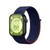 Durukar®  Huawei Fit 4 Hasırlı Cırtcırtlı Kordon - Lacivert-Turuncu