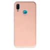 Durukar®  Huawei P20 Lite Kılıf Nano içi Kadife Silikon - Pudra
