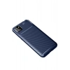 Durukar®  Huawei Y5P Kılıf Auto Focus Karbon Kapak - Lacivert