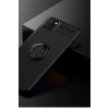Durukar®  Huawei Y5P Kılıf Range Yüzüklü Silikon - Siyah