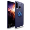 Durukar®  Huawei Y6P Kılıf Range Yüzüklü Silikon - Mavi