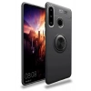 Durukar®  Huawei Y6P Kılıf Range Yüzüklü Silikon - Siyah