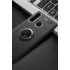 Durukar®  Huawei Y6P Kılıf Range Yüzüklü Silikon - Siyah