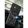 Durukar®  İnfinix Hot 30 5G Kılıf Pars Lens Yüzüklü Silikon - Gold