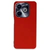 Durukar®  İnfinix Hot 40i Kılıf First Silikon - Kırmızı
