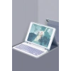 Durukar®  iPad 10.2 (9.nesil) Kılıf KC01 Smart Klavyeli Tablet Kılıfı - Lacivert