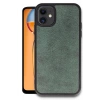 Durukar®  iPhone 11 Kılıf Aras Deri Kapak - Koyu Yeşil