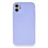 Durukar®   iPhone 11 Kılıf Nano içi Kadife Silikon - Lila