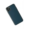 Durukar®  iPhone 11 Pro Kılıf Coco Deri Silikon Kapak - Mavi