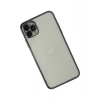 Durukar®  iPhone 11 Pro Kılıf  Lensli Silikon - Siyah