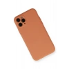 Durukar®  iPhone 11 Pro Kılıf Nano içi Kadife Silikon - Mat Turuncu