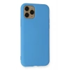 Durukar®  iPhone 11 Pro Kılıf Nano içi Kadife Silikon - Mavi