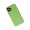 Durukar®  iPhone 11 Pro Kılıf Nano içi Kadife Silikon - Yeşil