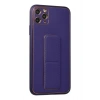 Durukar®  iPhone 11 Pro Max Kılıf Coco Deri Standlı Kapak - Mor
