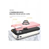 Durukar®  iPhone 11 Pro Max Kılıf Elit Yüzüklü Kapak - Pembe