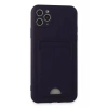 Durukar®   iPhone 11 Pro Max Kılıf Kelvin Kartvizitli Silikon - Derin Mor