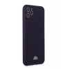 Durukar®   iPhone 11 Pro Max Kılıf Kelvin Kartvizitli Silikon - Derin Mor