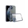 Durukar®  iPhone 11 Pro Max Kılıf Miami Şeffaf Silikon - Gri