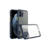 Durukar®  iPhone 11 Pro Max Kılıf Miami Şeffaf Silikon - Lacivert