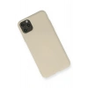 Durukar®  iPhone 11 Pro Max Kılıf Nano içi Kadife Silikon - Bej