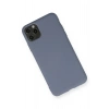 Durukar®  iPhone 11 Pro Max Kılıf Nano içi Kadife Silikon - Gri