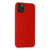 Durukar®  iPhone 11 Pro Max Kılıf Nano içi Kadife Silikon - Kırmızı