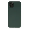 Durukar®  iPhone 11 Pro Max Kılıf Nano içi Kadife Silikon - Koyu Yeşil