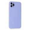 Durukar®  iPhone 11 Pro Max Kılıf Nano içi Kadife Silikon - Lila