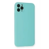 Durukar®  iPhone 11 Pro Max Kılıf Nano içi Kadife Silikon - Turkuaz