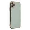 Durukar®  iPhone 11 Pro Max Kılıf Volet Silikon - Açık Yeşil