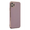 Durukar®  iPhone 11 Pro Max Kılıf Volet Silikon - Mor