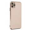 Durukar®  iPhone 11 Pro Max Kılıf Volet Silikon - Pembe
