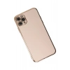 Durukar®  iPhone 11 Pro Max Kılıf Volet Silikon - Pembe