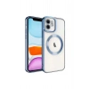 Durukar®  iPhone 12 Kılıf Kross Magneticsafe Kapak - Sierra Blue