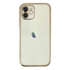 Durukar®  iPhone 12 Kılıf  Lensli Silikon - Gold