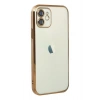 Durukar®  iPhone 12 Kılıf  Lensli Silikon - Gold