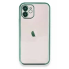 Durukar®  iPhone 12 Kılıf  Lensli Silikon - Yeşil