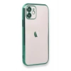 Durukar®  iPhone 12 Kılıf  Lensli Silikon - Yeşil