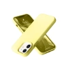 Durukar®  iPhone 12 Kılıf Nano içi Kadife Silikon- Sarı