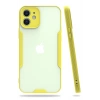 Durukar®  iPhone 12 Kılıf Platin Silikon - Sarı