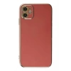 Durukar®  iPhone 12 Kılıf Volet Silikon - Kırmızı