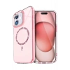 Durukar®   iPhone 12 Live Diamond Magsafe Kapak - Pembe